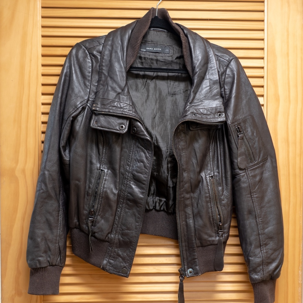 Genuine Leather Zara Moto Jacket